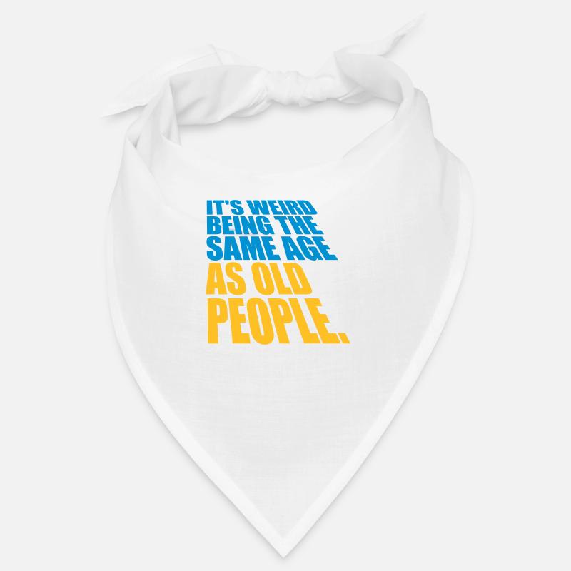 being old people age Bandana