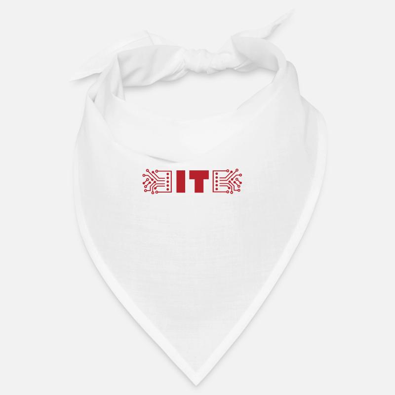 We get IT done IT-Fachmann Informatiker Computer - Bandana - Weiß