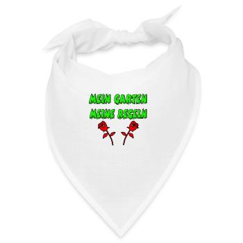 Garten - Bandana - Weiß - Vorne