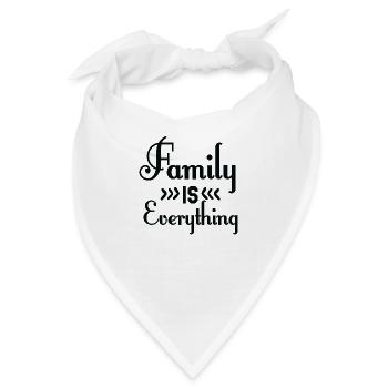 Family is Everything - Bandana - Weiß - Vorne