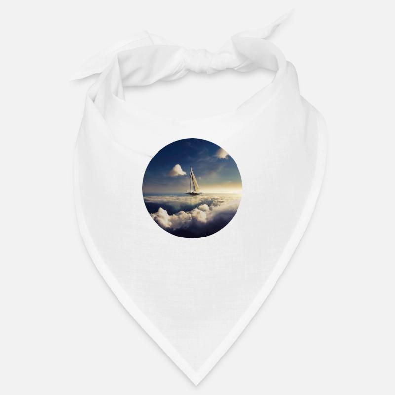 Ship with clouds Bandana