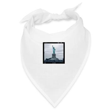 Freiheitsstatue - Bandana - Weiß - Vorne