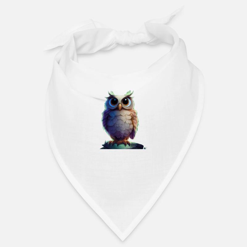 Magische eule - Bandana - Weiß