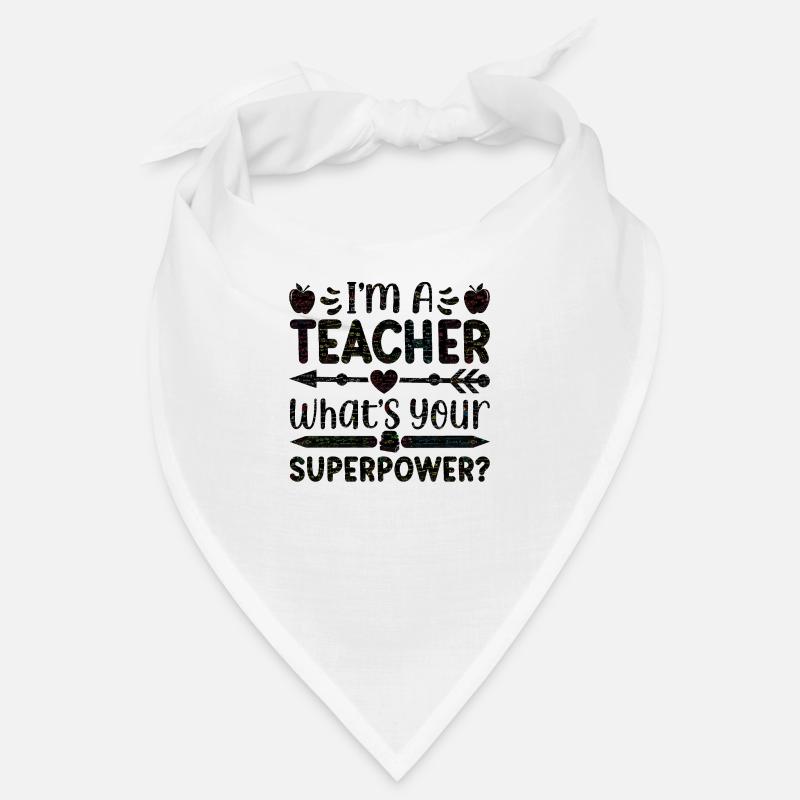 Ich bin Lehrer Superkraft Superkraft Mathematik Bandana