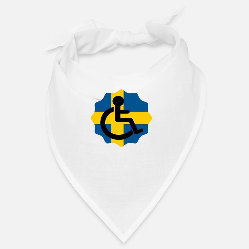 Flagge, rollstuhlgebunden oder rollstuhlgebunden? Bandana