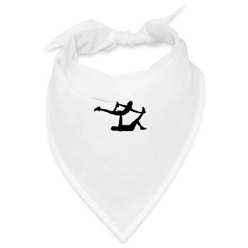 AcroYoga - Bird on Hands - Bandana - Weiß - Vorne
