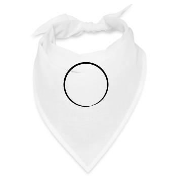 Kreis Der ultimative Zyklus Lebens Vektor Design - Bandana - Weiß - Vorne
