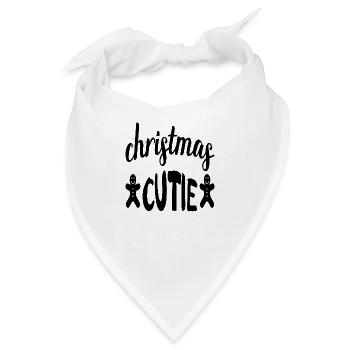 Christmas Cutie - Bandana - Weiß - Vorne