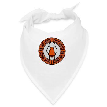 goose on the loose - Bandana - Weiß - Vorne