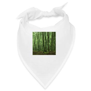 lonely green woods - Bandana - Weiß - Vorne