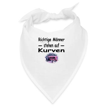 Traktor - Bandana - Weiß - Vorne