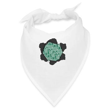 bday witzig miezekatze raubkatze weihnachten zitat - Bandana - Weiß - Vorne