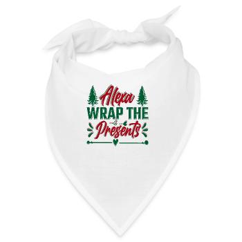 Alexa Wrap the Presents - Bandana - Weiß - Vorne