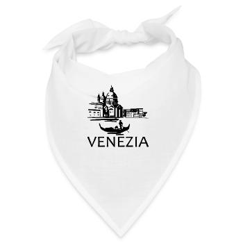Venedig - Bandana - Weiß - Vorne
