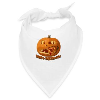 Kannibalenkürbis - Bandana - Weiß - Vorne