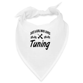 Auto - Bandana - Weiß - Vorne