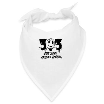 303 Acid Smile - Bandana - Weiß - Vorne