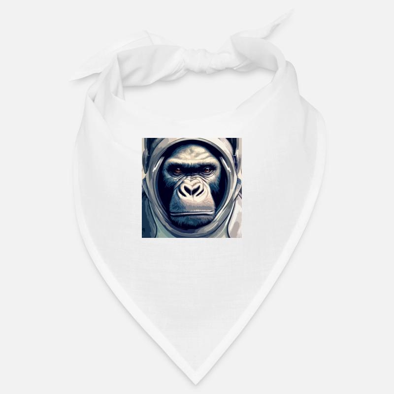 Singe astronaute, avec combinaison spatiale Bandana