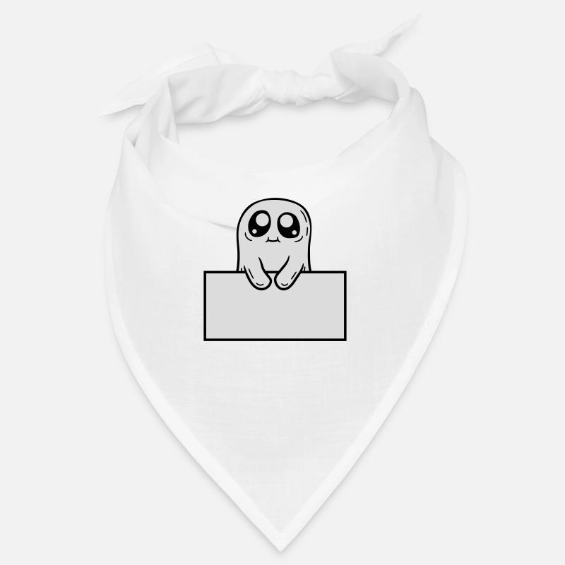 Geist zeigt Schild Cartoon Bandana