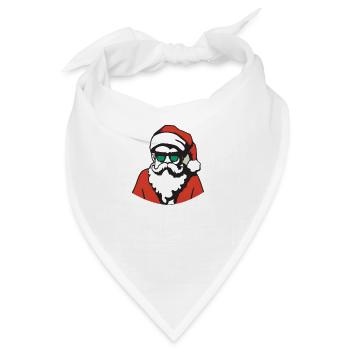 Weihnachtsmann - Bandana - Weiß - Vorne