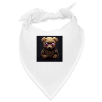 Bad Teddy - Bandana - Weiß - Vorne