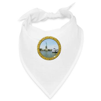 New York-Freiheitsstatue - Bandana - Weiß - Vorne