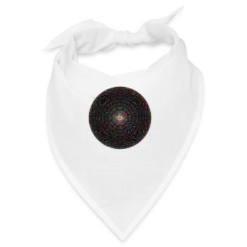 Muster - Bandana - Weiß - Vorne