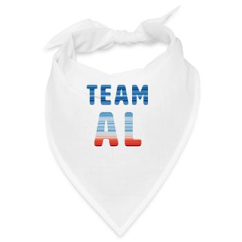 Team Al | Warming Stripes - Bandana - Weiß - Vorne