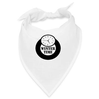 Winter Time - Bandana - Weiß - Vorne
