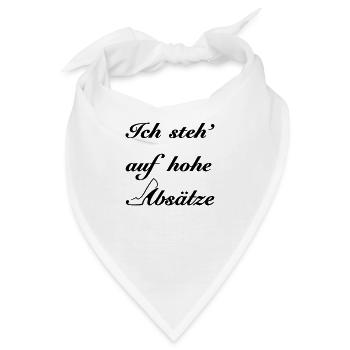 hohe Absätze 3 - Bandana - Weiß - Vorne
