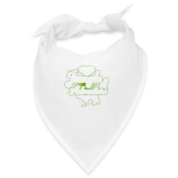 Safari Big Five - Bandana - Weiß - Vorne