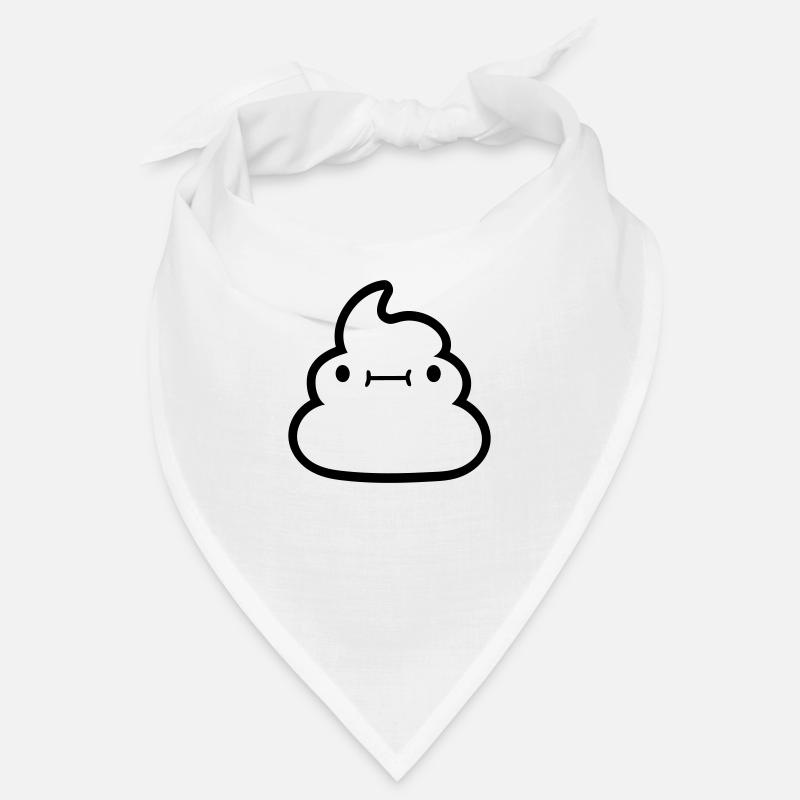 Face Kawaii shit pile Bandana