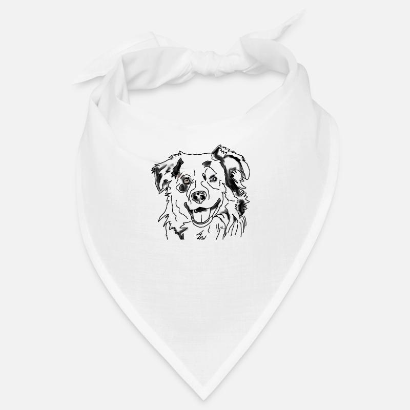 Australian Shepherd - Bandana - Weiß