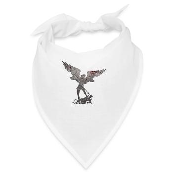 Michael Erzengel Heiliger Christlicher Engel Heiliger Heiliger Snkt - Bandana - Weiß - Vorne