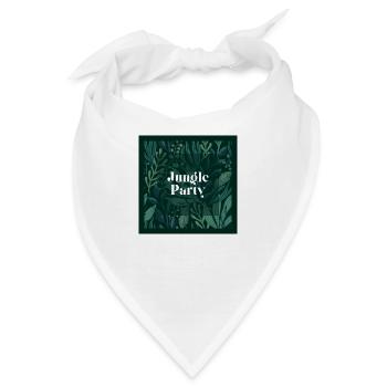 Jungle Party - Bandana - Weiß - Vorne