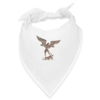 Michael Erzengel Heiliger Christlicher Engel Heiliger Heiliger Snkt - Bandana - Weiß - Vorne