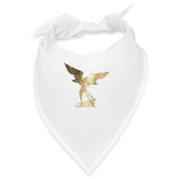 Michael Erzengel Heiliger Christlicher Engel Heiliger Heiliger Snkt - Bandana - Weiß - Vorne