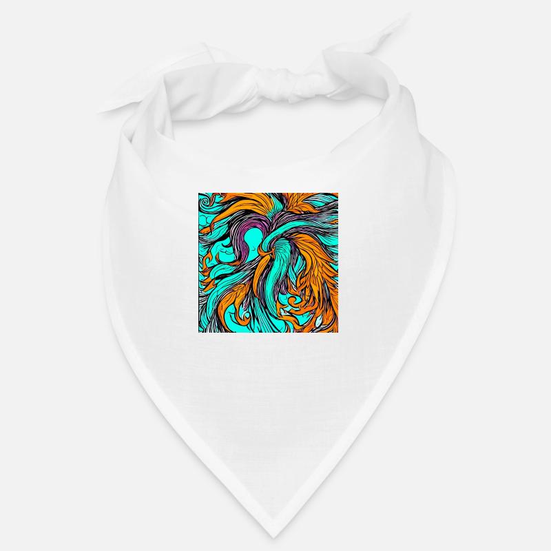 Illustration eines Phönix, Vektorstil Bandana
