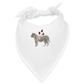 Tiger - Bandana - Weiß - Vorne
