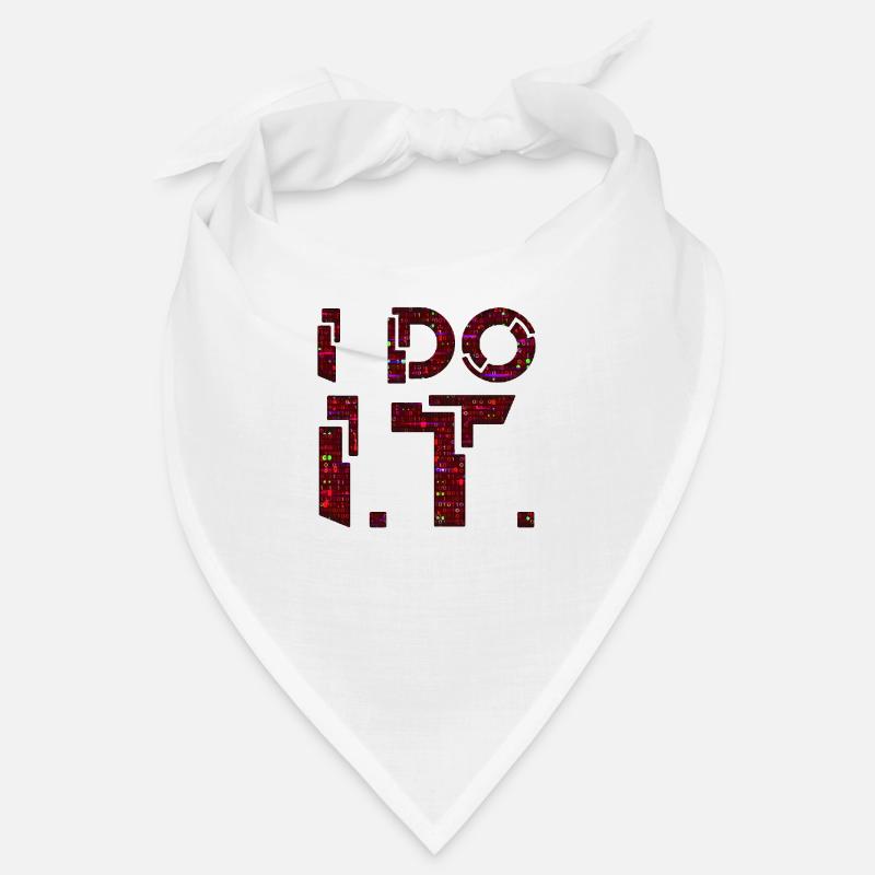 IT guy support geek computer computer geek je le fais - Bandana - blanc