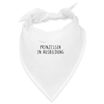 Prinzessin in Ausbildung - Bandana - Weiß - Vorne
