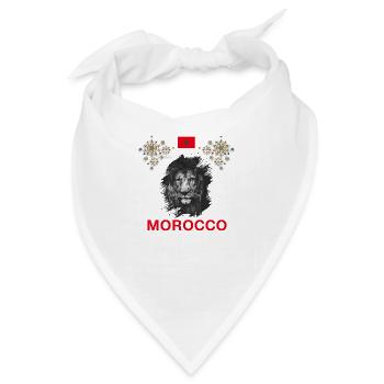 Marokko - Bandana - Weiß - Vorne