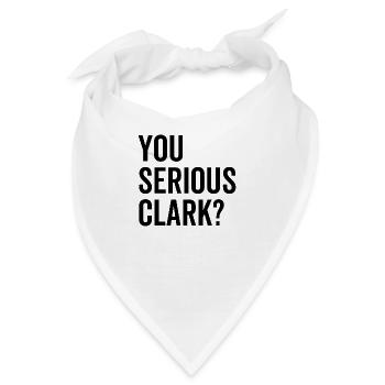 Du ernst Clark? - Bandana - Weiß - Vorne