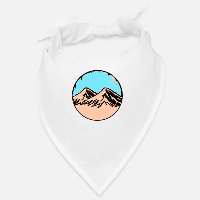 Starry Sky Mountains Bandana