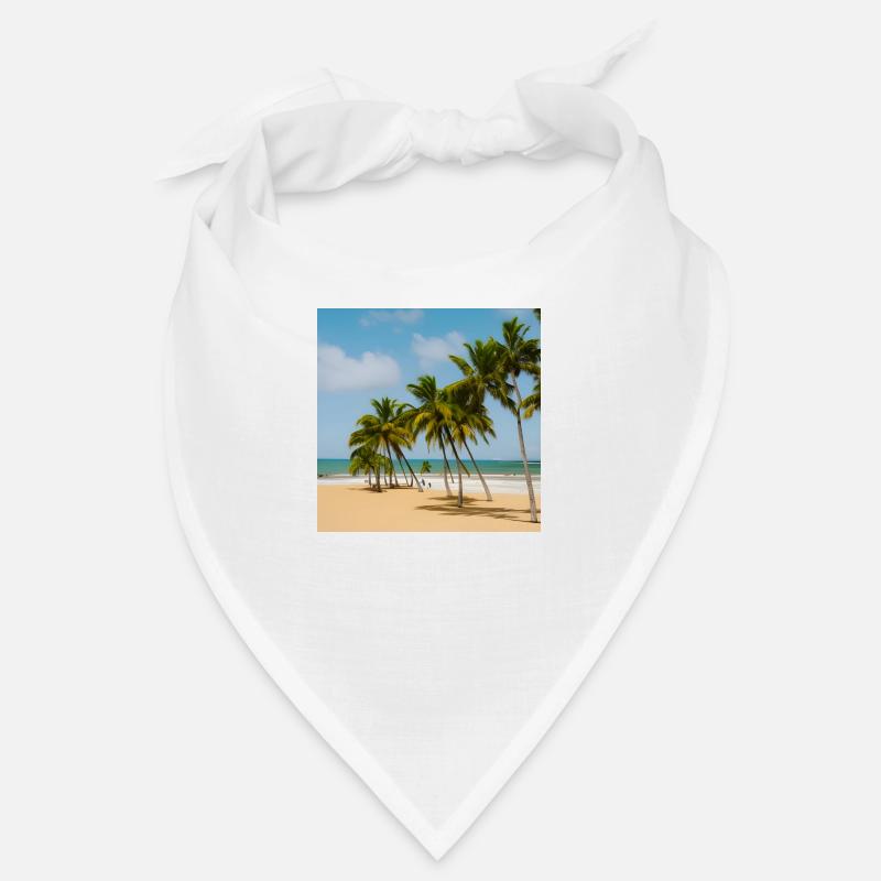 Calm beach with palm trees Bandana