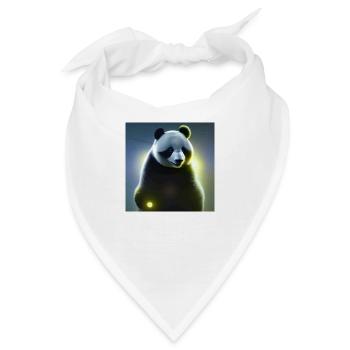 Ein Panda für jedes Herz - Bandana - Weiß - Vorne