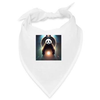 Ein Panda für jedes Herz - Bandana - Weiß - Vorne