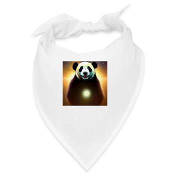 Ein Panda für jedes Herz - Bandana - Weiß - Vorne