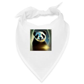 Ein Panda für jedes Herz - Bandana - Weiß - Vorne