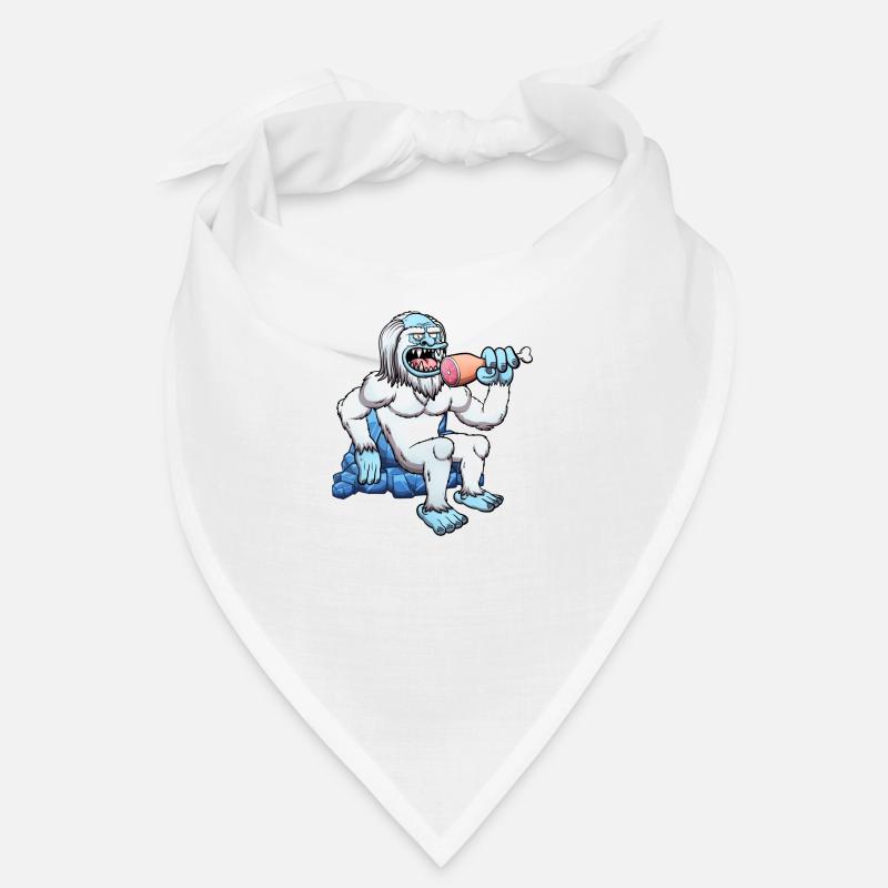 Yeti isst Fleisch Bandana